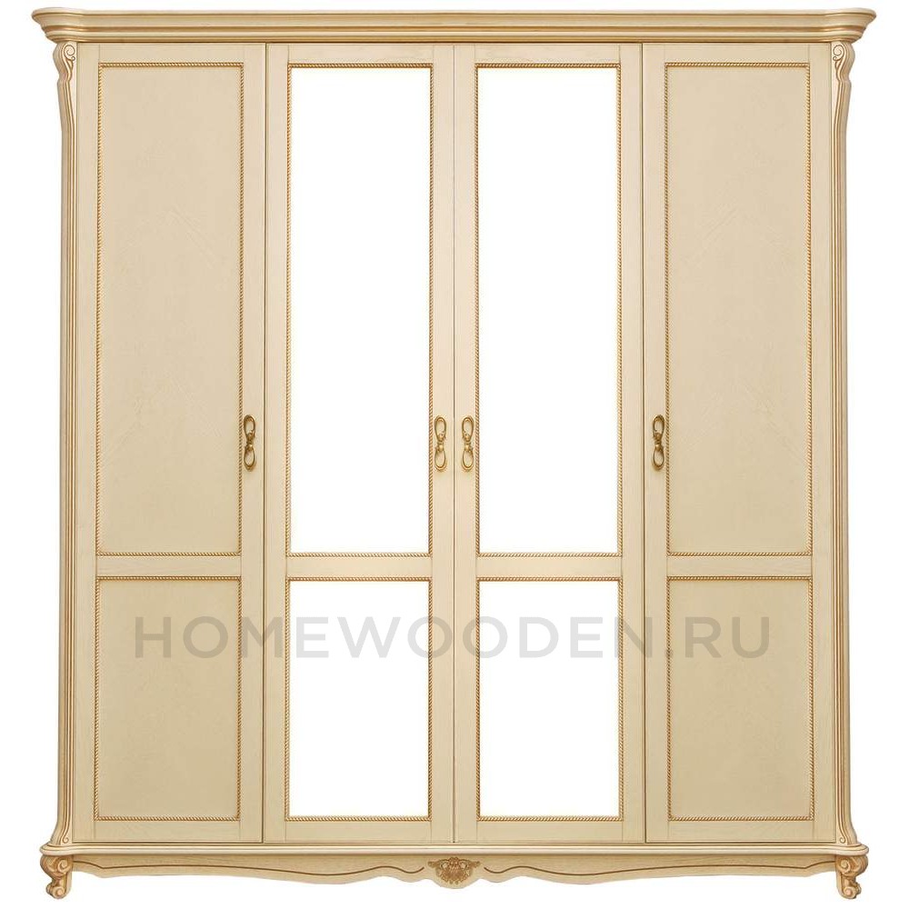 Шкаф для одежды 4д Алези П1.350.1.14 (П349.02)