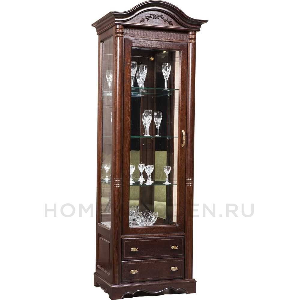 Шкаф-витрина Паола БМ2.671.0.05(2102)