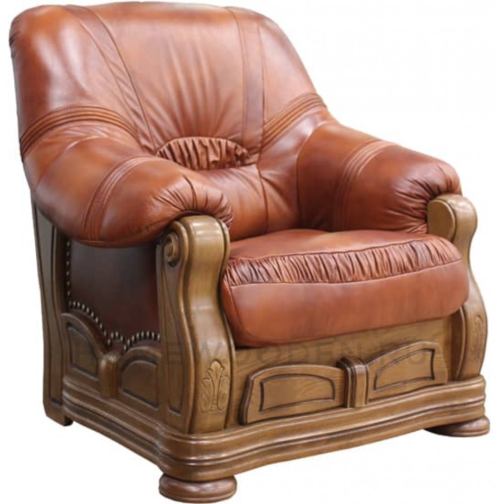 Кресло кожаное Престиж