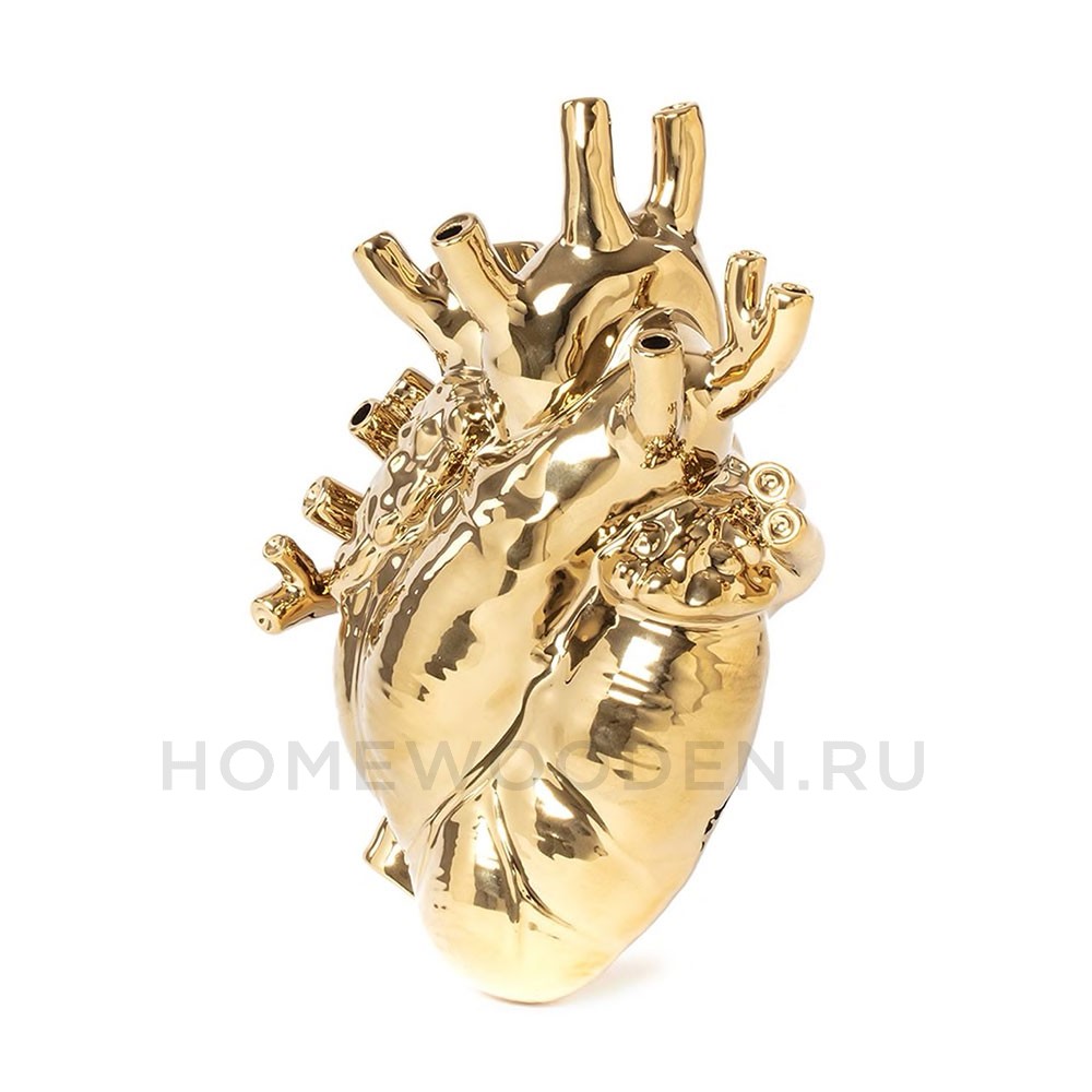 Ваза Seletti Love in Bloom Gold