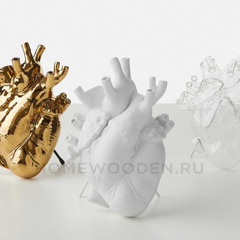 Ваза Seletti Love in Bloom Gold