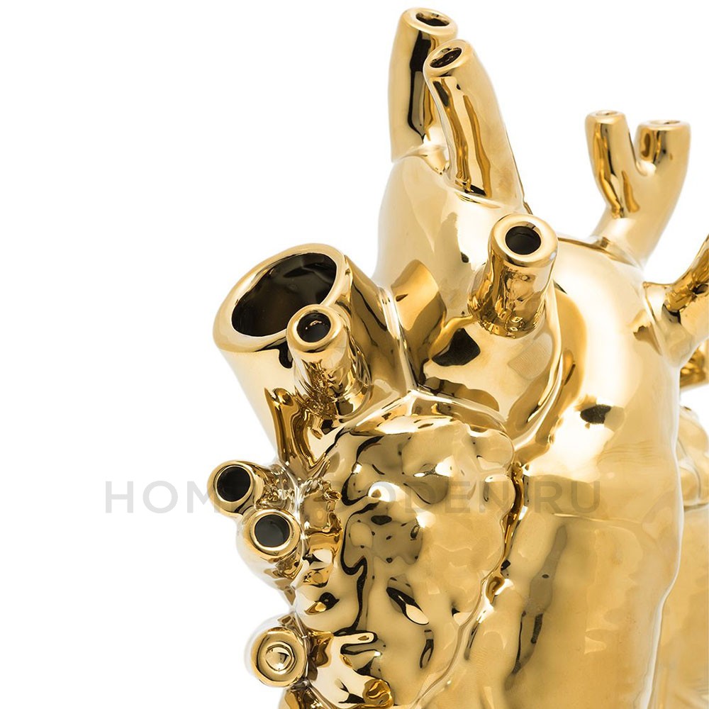 Ваза Seletti Love in Bloom Gold