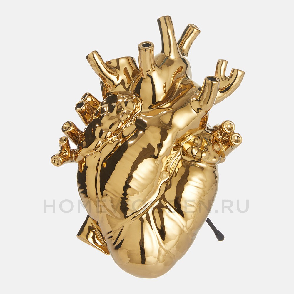 Ваза Seletti Love in Bloom Gold