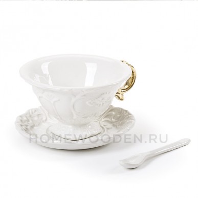 Чайная пара Seletti I-Tea Gold Чайная пара Seletti I-Tea Gold
