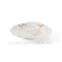 Десертная тарелка Seletti Kintsugi фарфор 09601