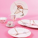 Десертная тарелка Seletti Kintsugi фарфор 09601