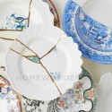 Десертная тарелка Seletti Kintsugi фарфор 09603