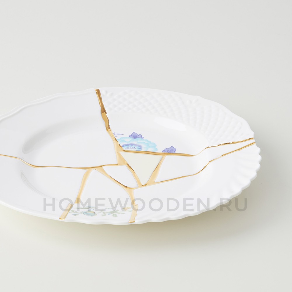 Тарелка Seletti Kintsugi фарфор 09613