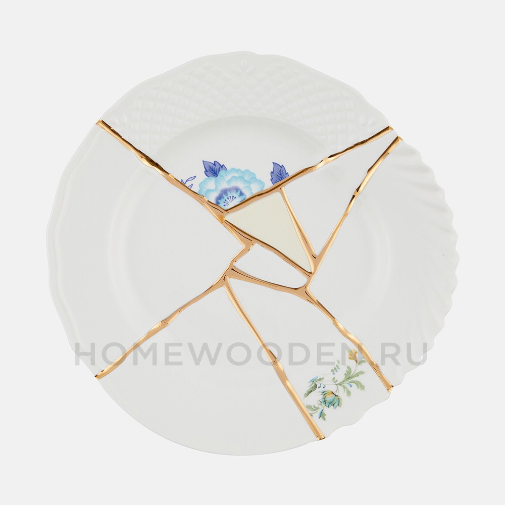 Тарелка Seletti Kintsugi фарфор 09613