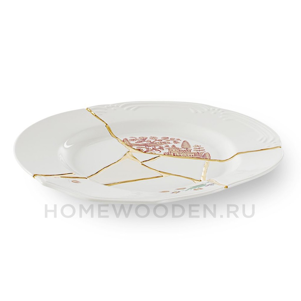 Тарелка Seletti Kintsugi фарфор 09611