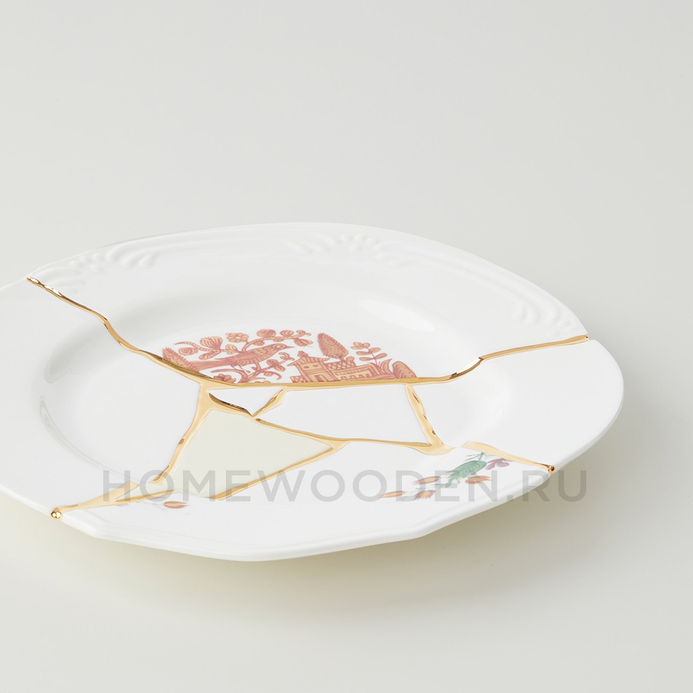 Тарелка Seletti Kintsugi фарфор 09611