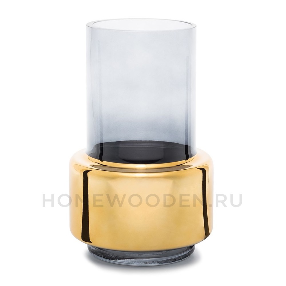 Ваза Pols Potten Lobby smoke gold S