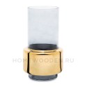 Ваза Pols Potten Lobby smoke gold M