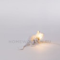 Настольная лампа Seletti Mouse Lamp Lyie Down 