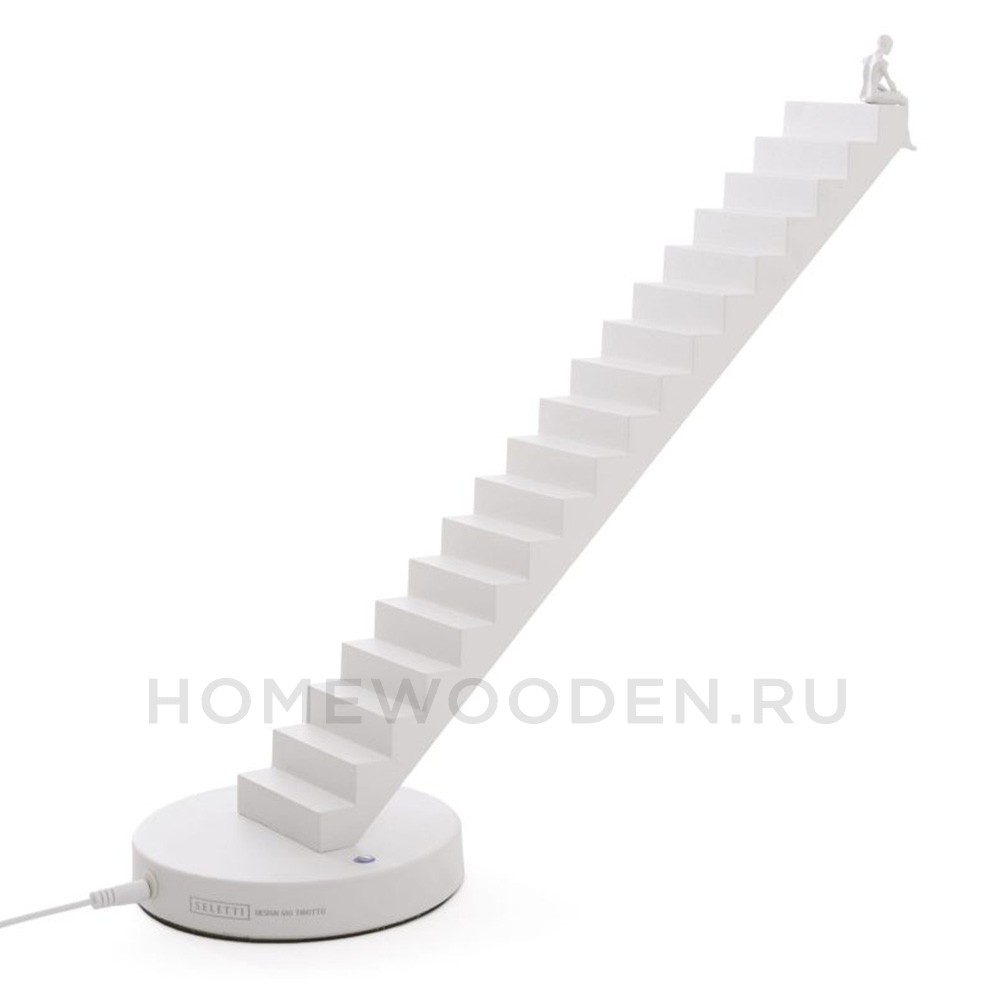 Настольная лампа Seletti Verso white