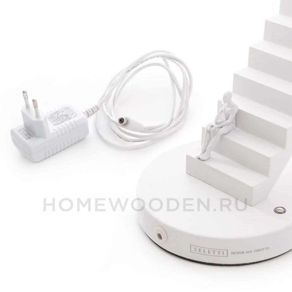 Настольная лампа Seletti Verso white