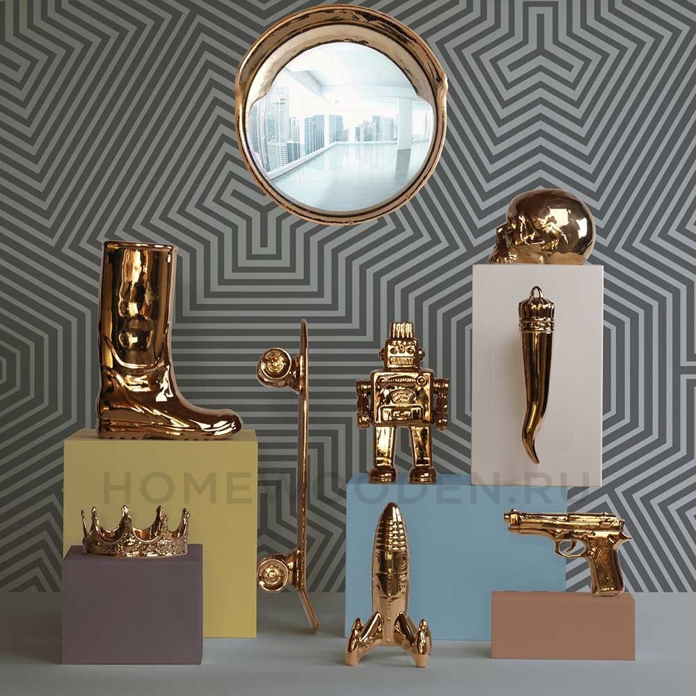 Аксессуар Seletti My Crown oro