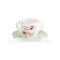Кофейная пара Seletti Kintsugi фарфор 09641