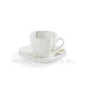 Кофейная пара Seletti Kintsugi фарфор 09642