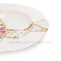 Тарелка глубокая Seletti Kintsugi фарфор 09623