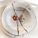 Тарелка глубокая Seletti Kintsugi фарфор 09622