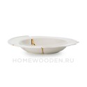 Тарелка глубокая Seletti Kintsugi фарфор 09621