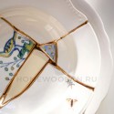 Тарелка глубокая Seletti Kintsugi фарфор 09621