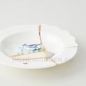 Тарелка глубокая Seletti Kintsugi фарфор 09621