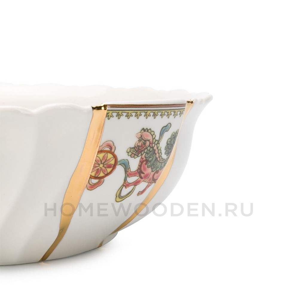 Тарелка Seletti Kintsugi фарфор 09637