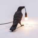Настольная лампа Seletti Bird Black Waiting