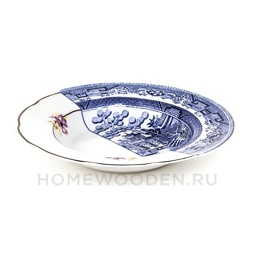 Тарелка глубокая Seletti Hybrid Fillide 09711