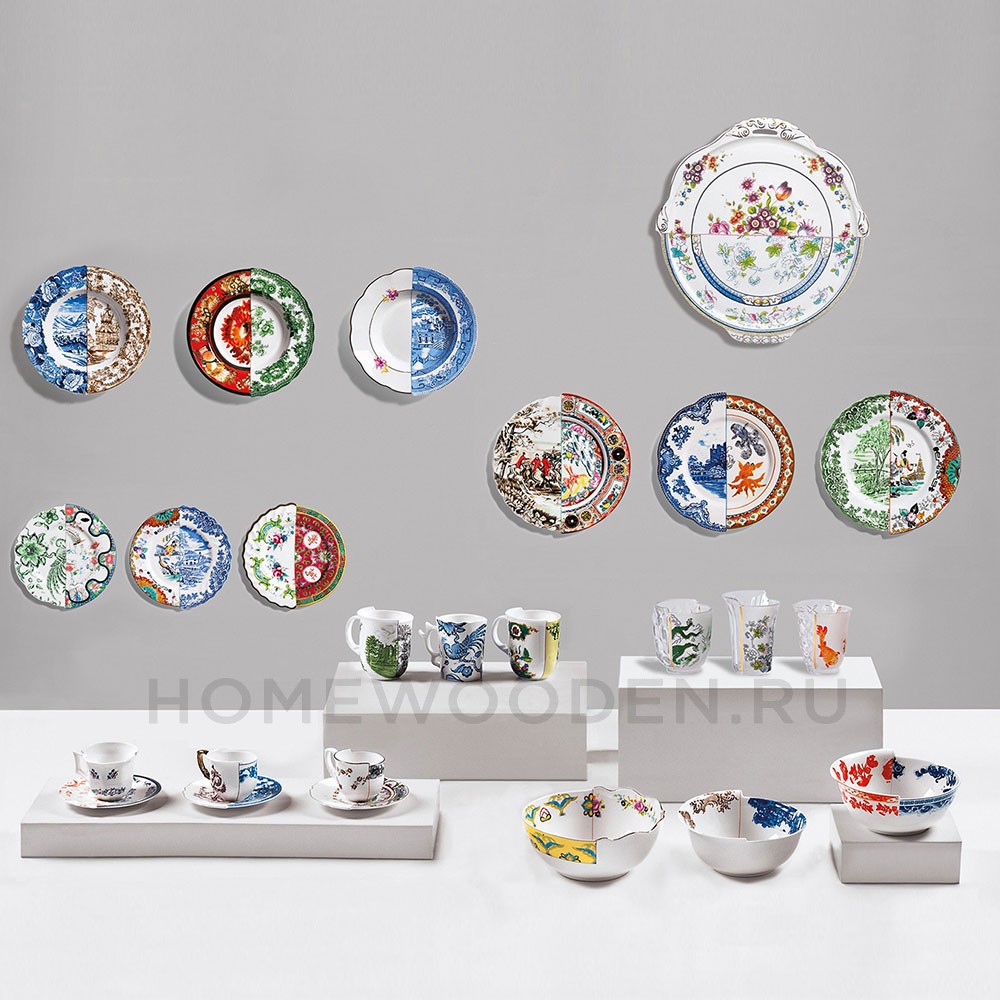 Тарелка глубокая Seletti Hybrid Fillide 09711