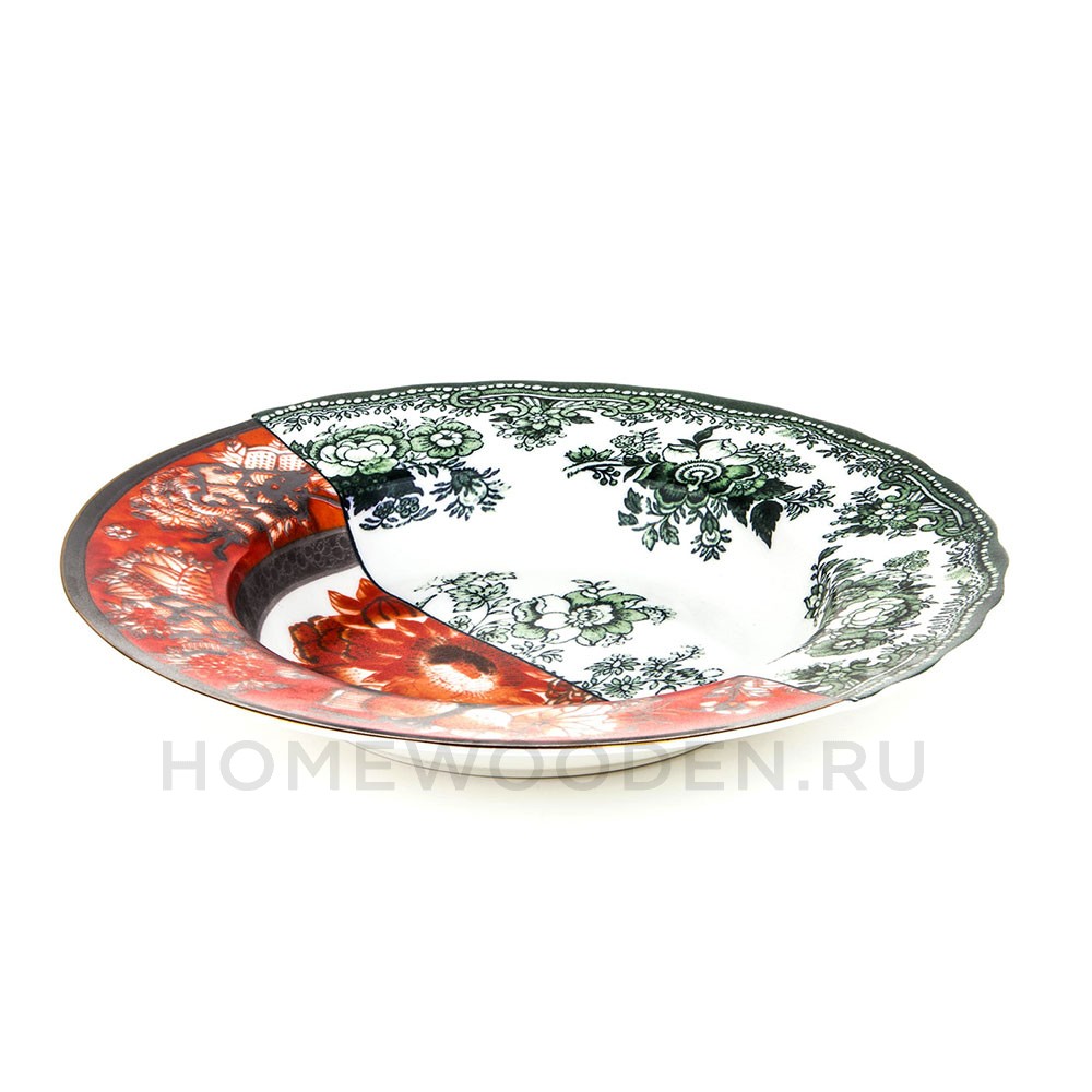 Тарелка глубокая Seletti Hybrid Cecilia 09712