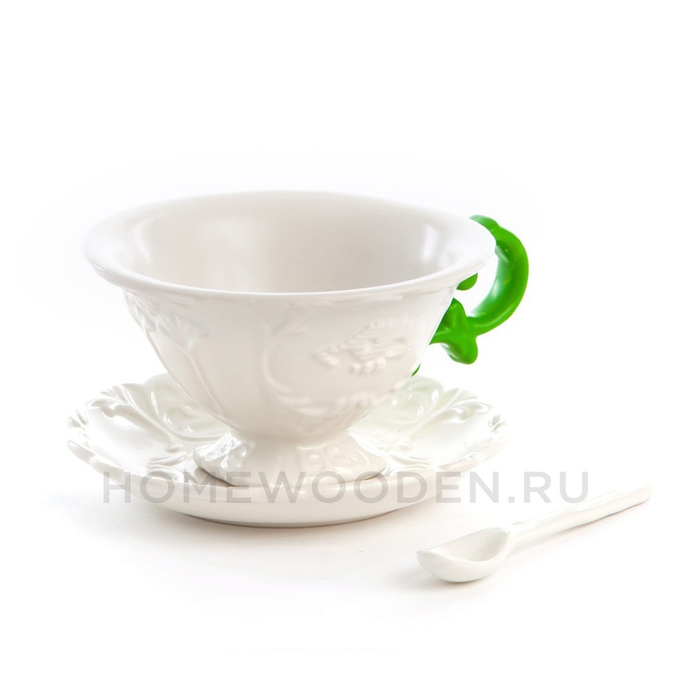 Чайная пара Seletti I-Tea Green