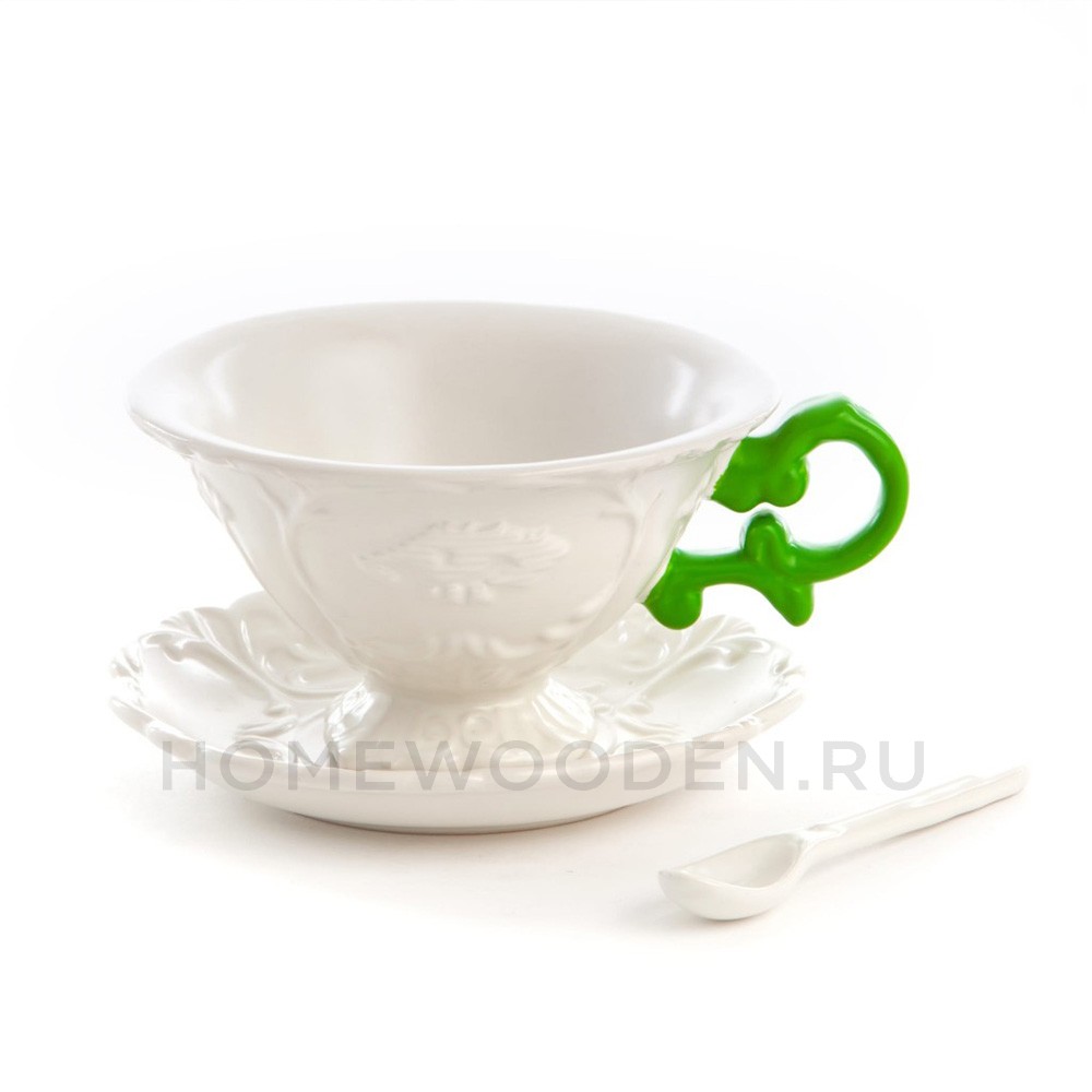 Чайная пара Seletti I-Tea Green