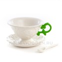 Чайная пара Seletti I-Tea Green