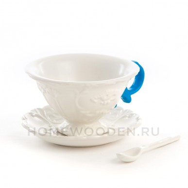 Чайная пара Seletti I-Tea Blue Чайная пара Seletti I-Tea Blue