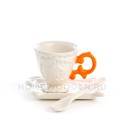 Кофейная пара Seletti I-Coffee Orange