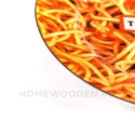 Тарелка Seletti Spaghetti Gold Border