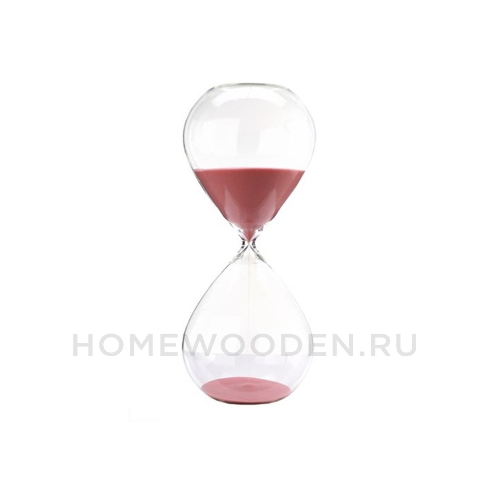 Часы Pols Potten Sandglass ball L pink