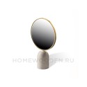 Зеркало Pols Potten Round marble white