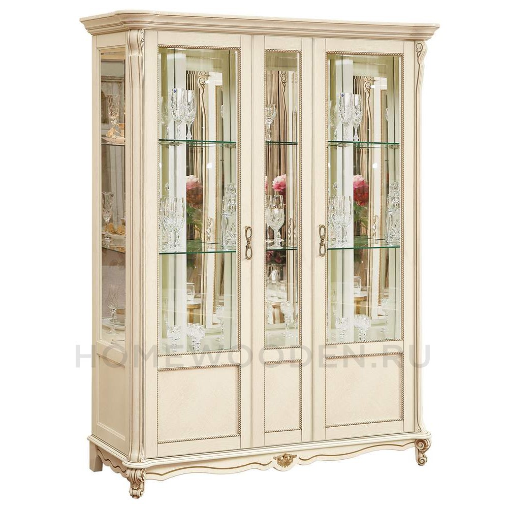 Шкаф-витрина 3д Алези П1.350.0.05 (П350.05)