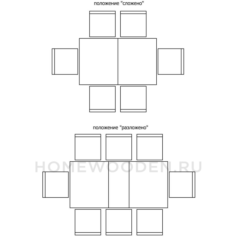Стол обеденный Алези П1.350.4.08 (П353.08)