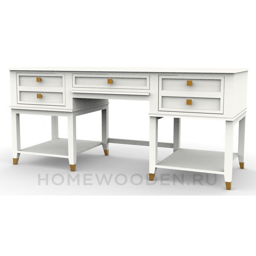 Стол письменный двухтумбовый В3 Nevada ВМФ-1922