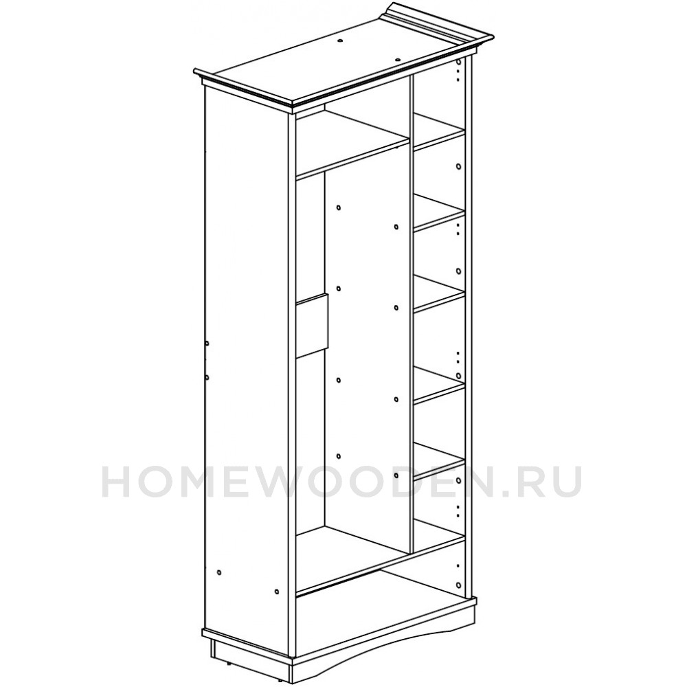 Шкаф для одежды Турин П036.191