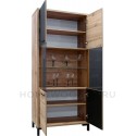 Шкаф с витриной Блэквуд П556.11