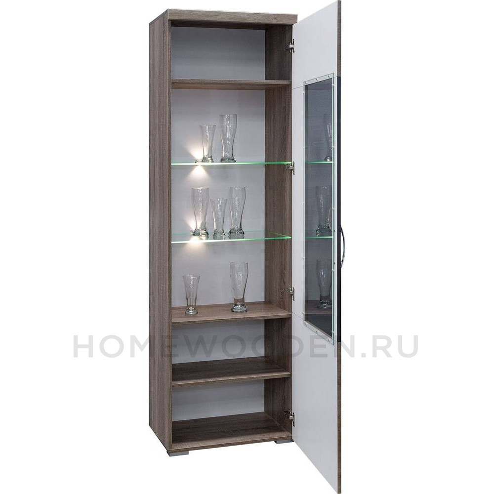 Шкаф с витриной Амаранти П563.01
