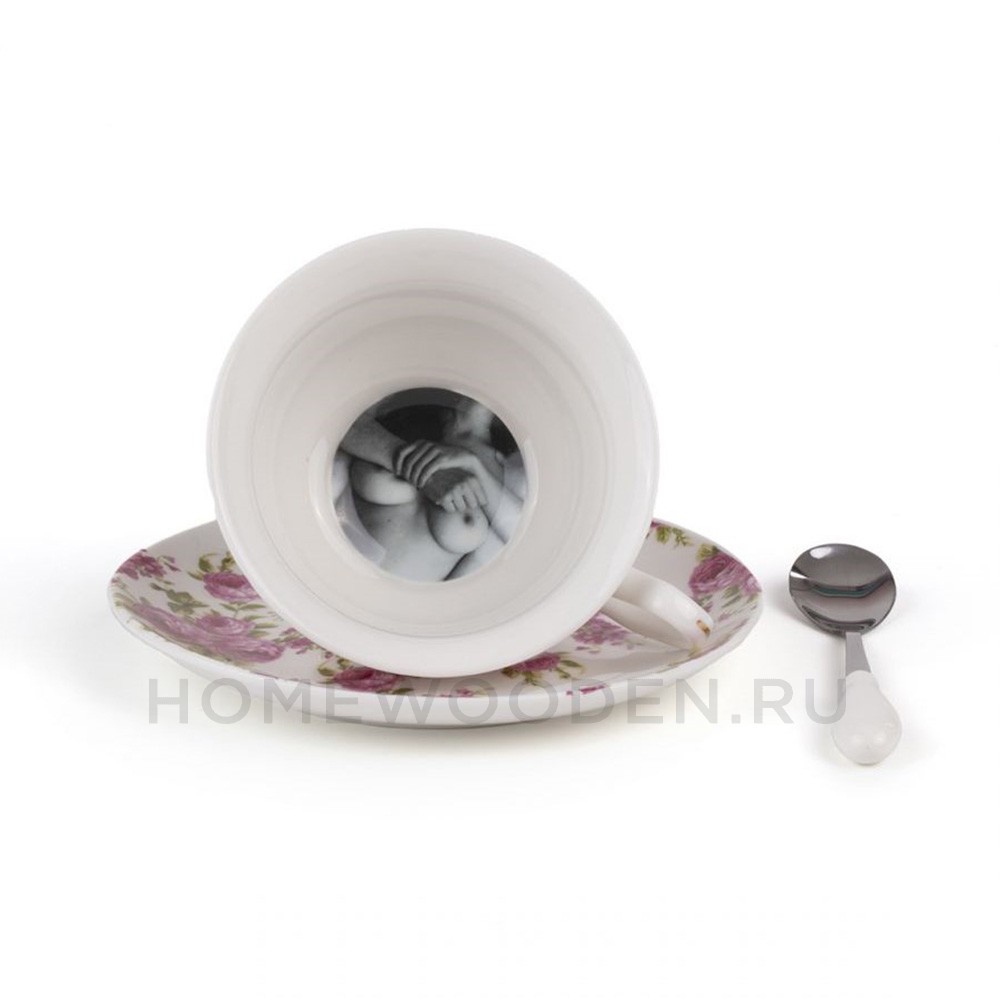 Чайная пара Seletti Lady Tarin Rose Fortuna
