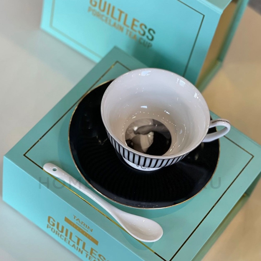 Чайная пара Seletti Lady Tarin Stripes Cerere