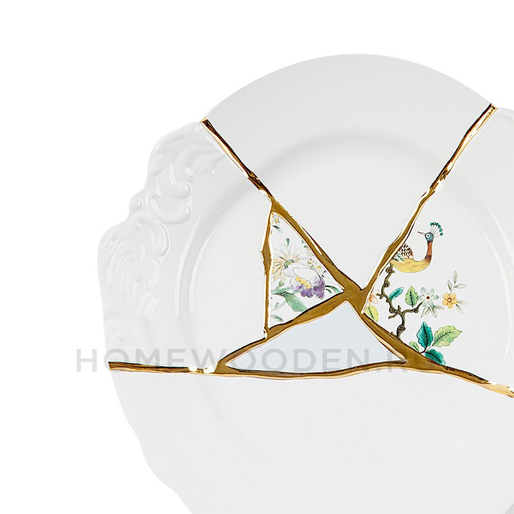 Тарелка Seletti Kintsugi Фарфор 09612